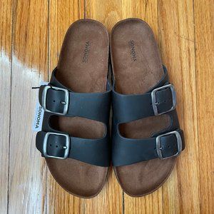 Sonoma Goods For Life Artwork Women's Leather Sandals